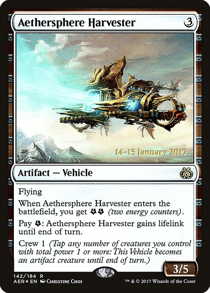 Aethersphere Harvester [Aether Revolt Prerelease Promos] | Jack's On Queen