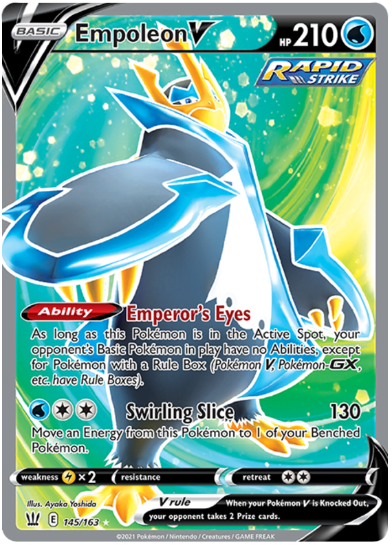 Empoleon V (145/163) [Sword & Shield: Battle Styles] | Jack's On Queen