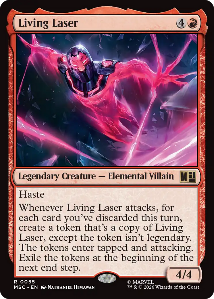 Living Laser (Surge Foil) [Marvel Super Heroes Commander] | Jack's On Queen