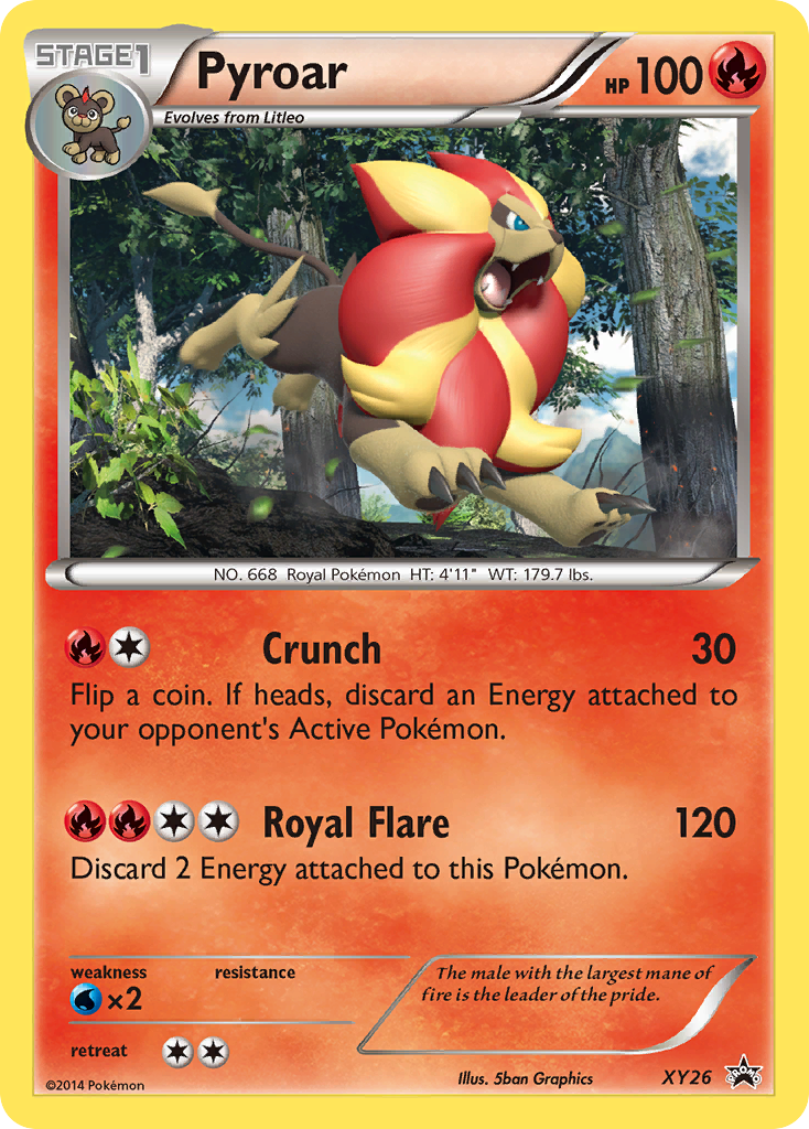 Pyroar (XY26) [XY: Black Star Promos] | Jack's On Queen