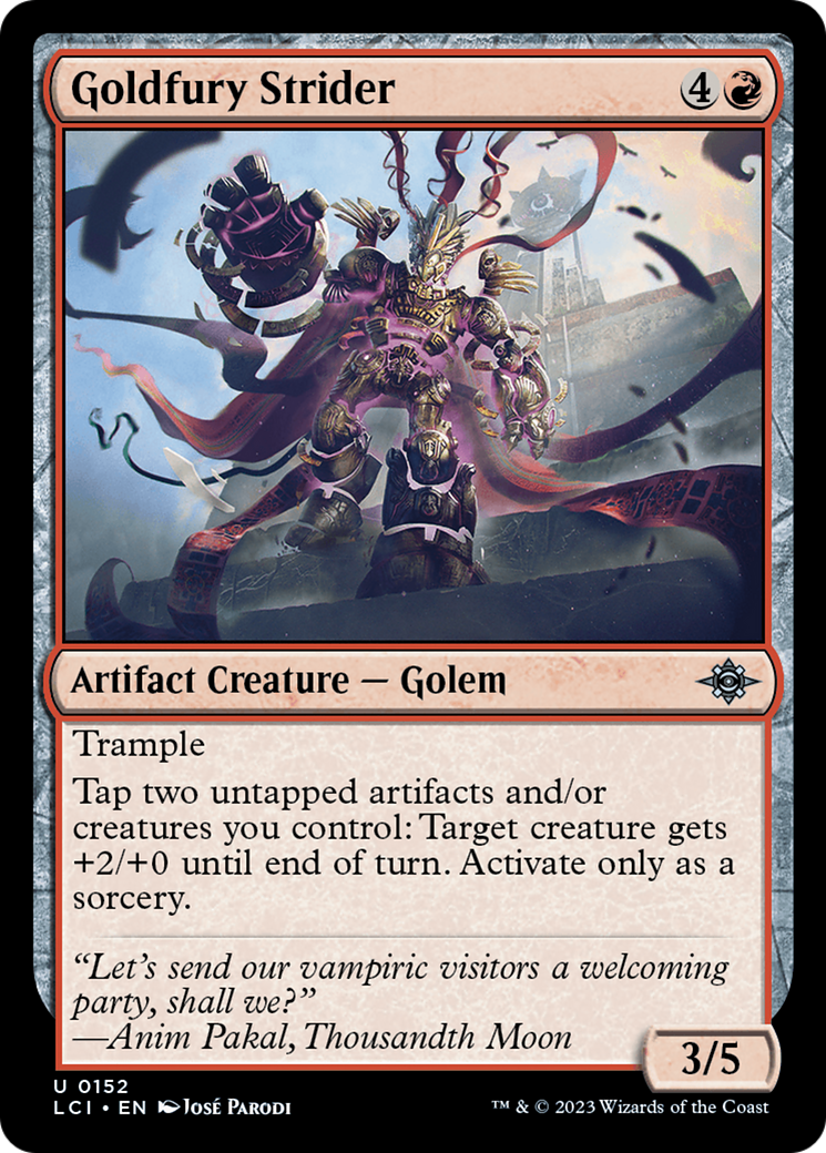 Goldfury Strider [The Lost Caverns of Ixalan] | Jack's On Queen