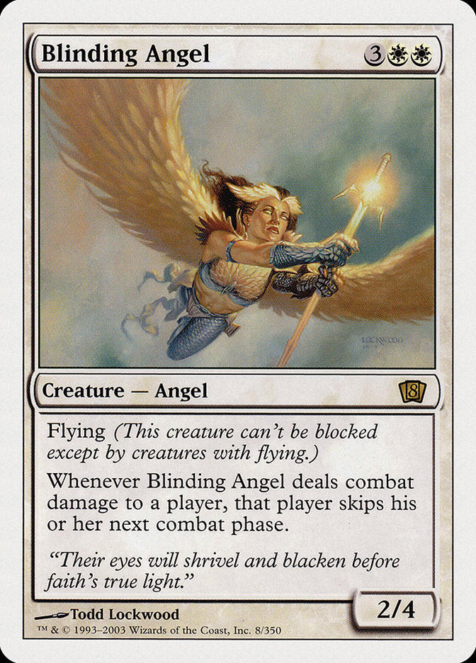 Blinding Angel (8th Edition) [Oversize Cards] | Jack's On Queen