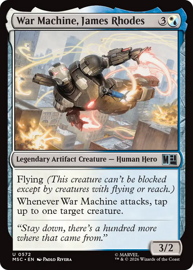 War Machine, Avenging Arsenal (Surge Foil) [Marvel Super Heroes Commander] | Jack's On Queen