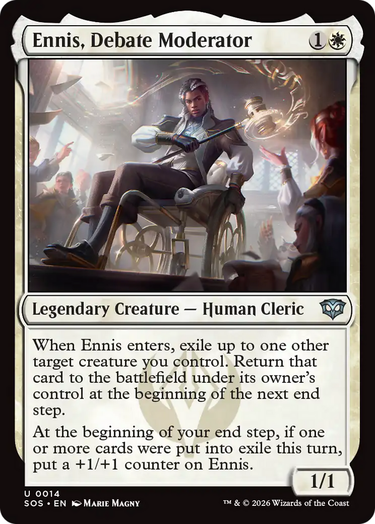 Ennis, Debate Moderator [Secrets of Strixhaven] | Jack's On Queen