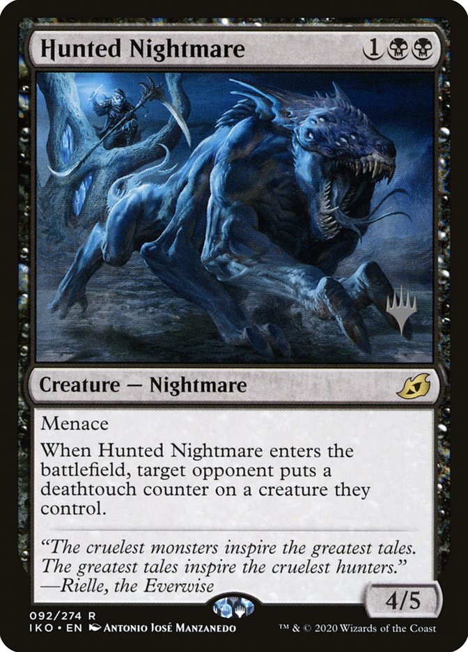 Hunted Nightmare (Promo Pack) [Ikoria: Lair of Behemoths Promos] | Jack's On Queen