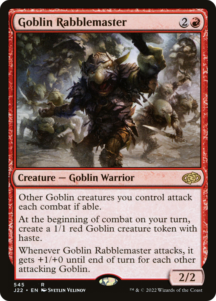 Goblin Rabblemaster [Jumpstart 2022] | Jack's On Queen