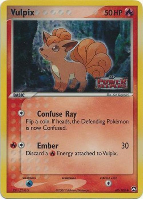 Vulpix (69/108) (Stamped) [EX: Power Keepers] | Jack's On Queen