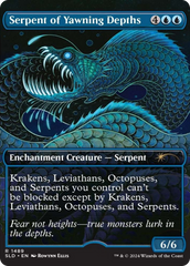 Serpent of Yawning Depths (Rainbow Foil) [Secret Lair Drop Series] | Jack's On Queen