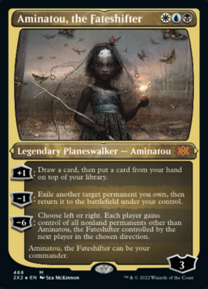 Aminatou, the Fateshifter (Foil Etched) [Double Masters 2022] | Jack's On Queen