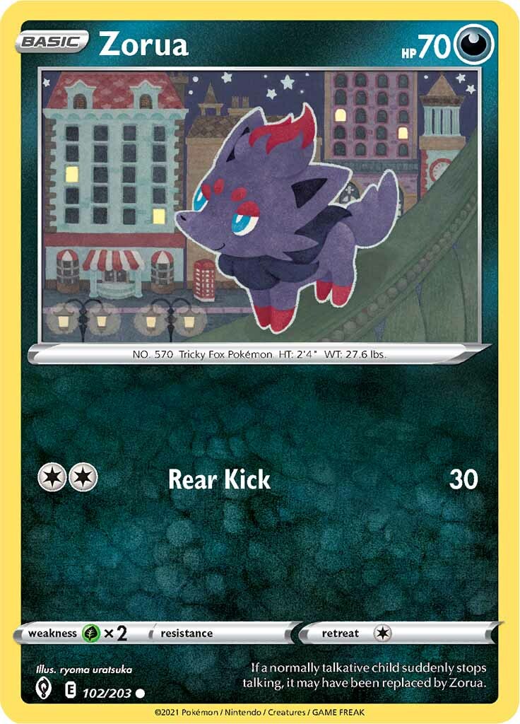 Zorua (102/203) [Sword & Shield: Evolving Skies] | Jack's On Queen