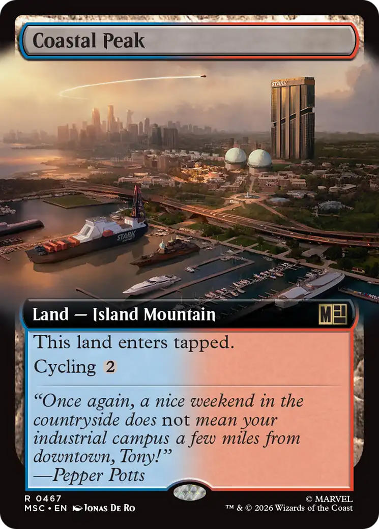 Coastal Peak (Extended Art) [Marvel Super Heroes Commander] | Jack's On Queen