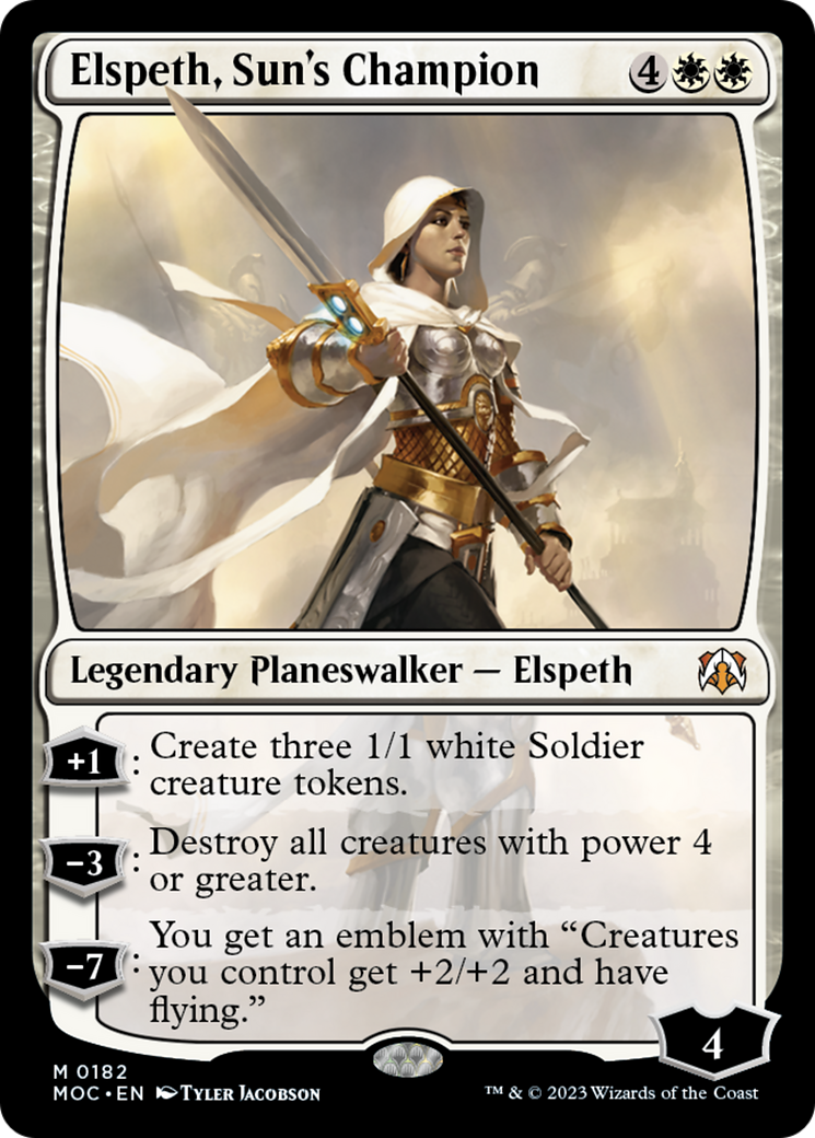 Elspeth, Sun's Champion [March of the Machine Commander] | Jack's On Queen