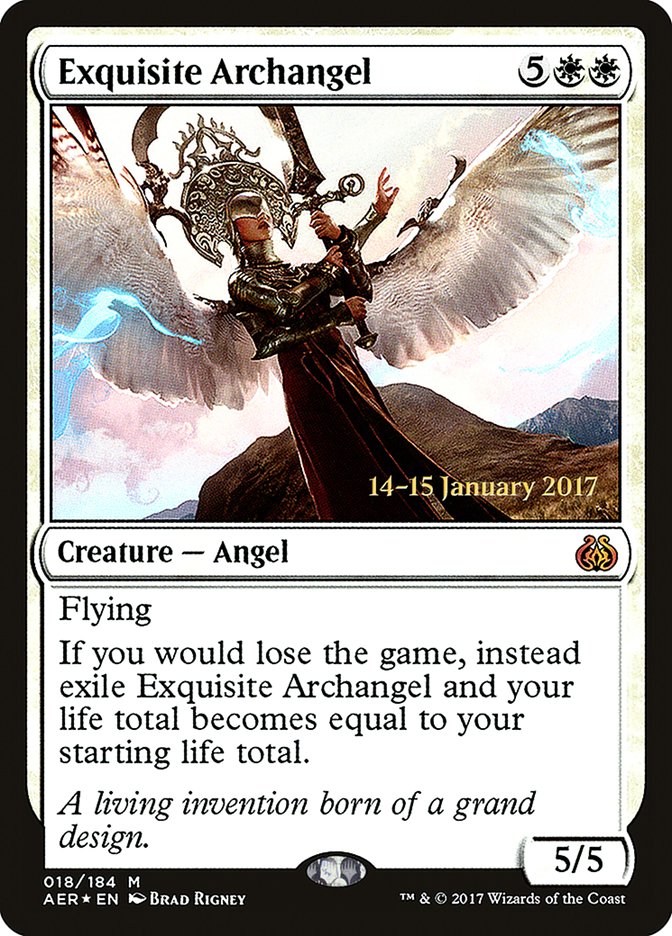 Exquisite Archangel [Aether Revolt Prerelease Promos] | Jack's On Queen