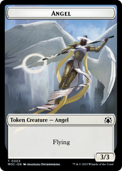 Angel (3) // Demon Double-Sided Token [March of the Machine Commander Tokens] | Jack's On Queen