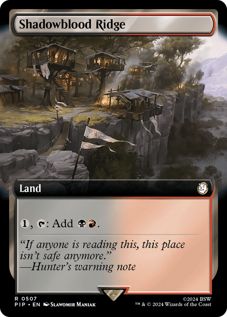 Shadowblood Ridge (Extended Art) [Fallout] | Jack's On Queen