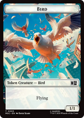 Treasure (022) // Bird (005) Double-Sided Token [Marvel Super Heroes Commander Tokens] | Jack's On Queen