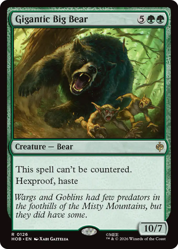 Gigantic Big Bear [The Hobbit] | Jack's On Queen
