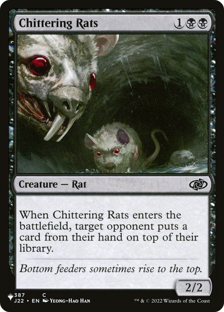 Chittering Rats [The List Reprints] | Jack's On Queen