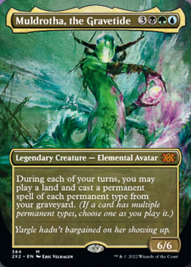 Muldrotha, the Gravetide (Borderless Alternate Art) [Double Masters 2022] | Jack's On Queen