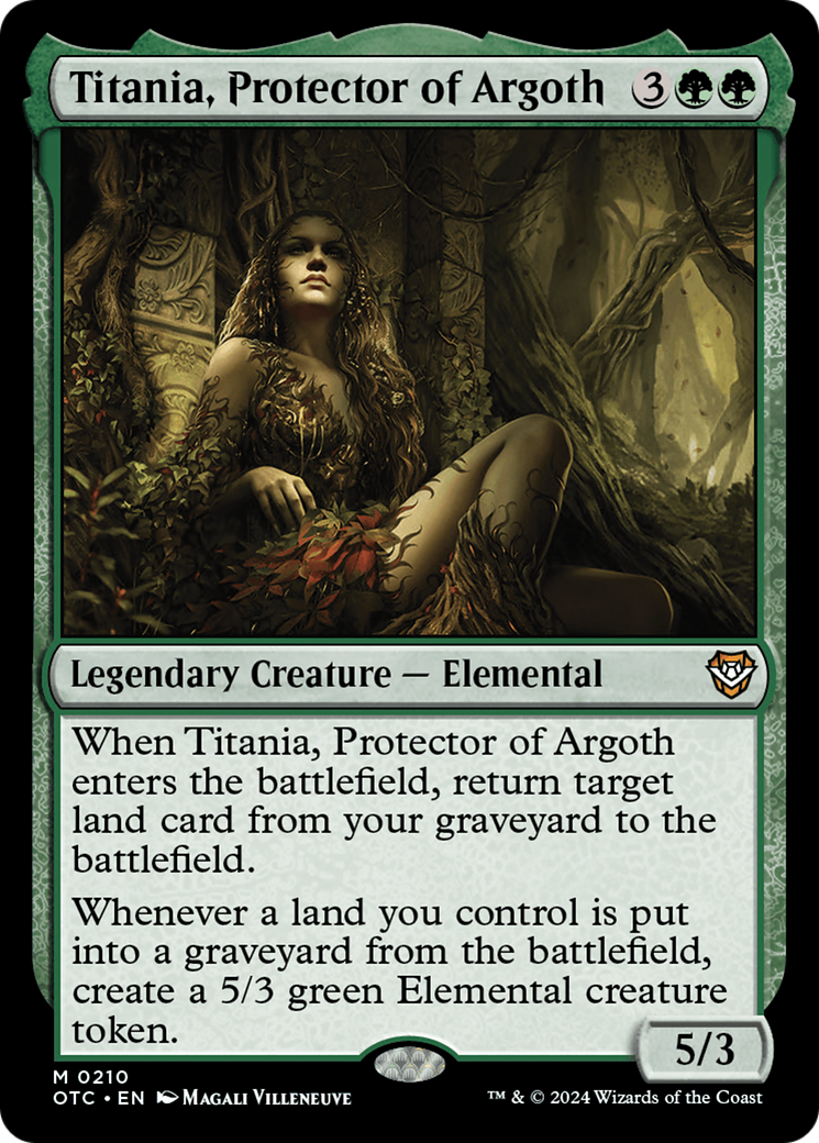 Titania, Protector of Argoth [Outlaws of Thunder Junction Commander] | Jack's On Queen