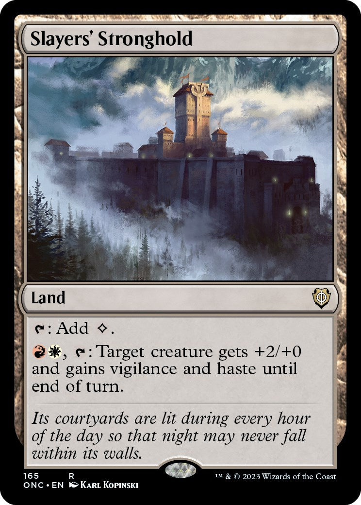 Slayers' Stronghold [Phyrexia: All Will Be One Commander] | Jack's On Queen