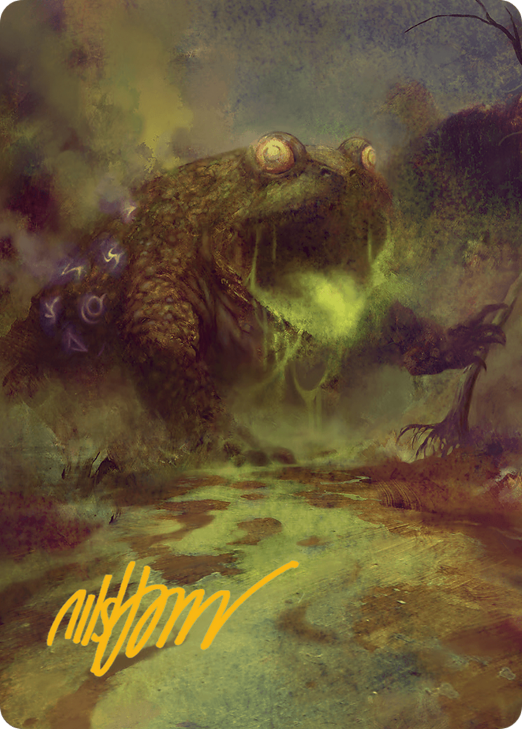 The Gitrog Monster Art Card (Gold-Stamped Signature) [Bloomburrow Art Series] | Jack's On Queen