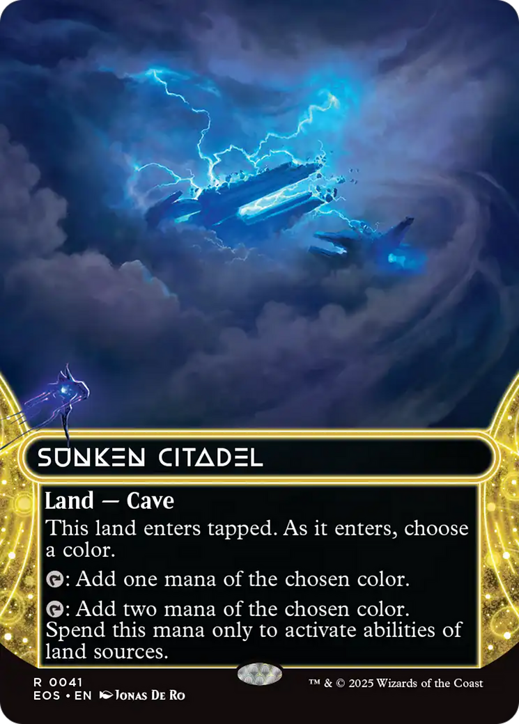 Sunken Citadel (0041) (Borderless) [Edge of Eternities: Stellar Sights] | Jack's On Queen
