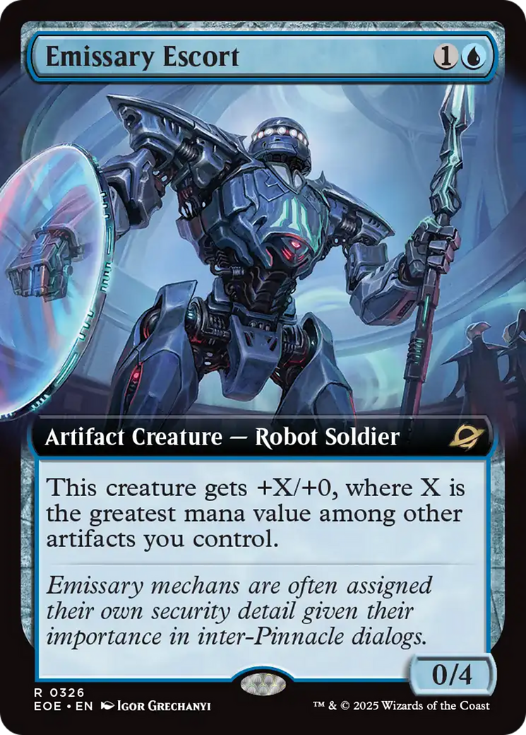 Emissary Escort (Extended Art) [Edge of Eternities] | Jack's On Queen