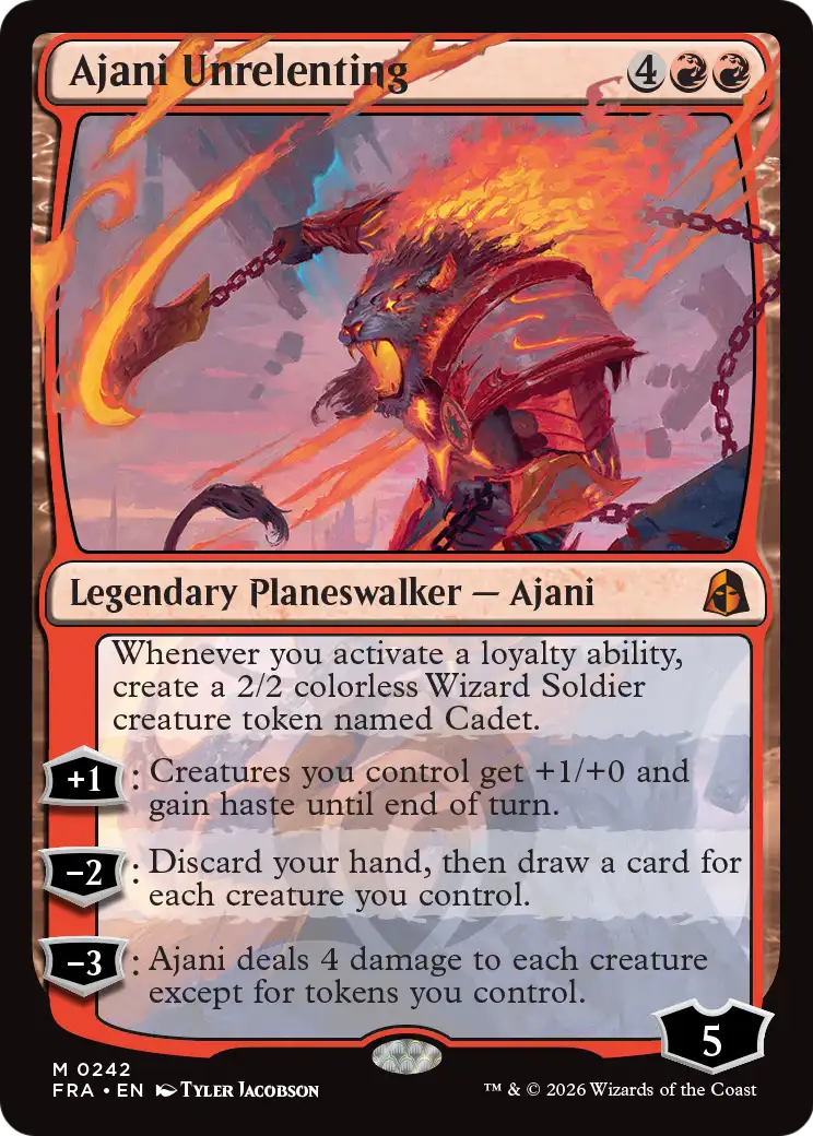 Ajani Unrelenting [Reality Fracture] | Jack's On Queen