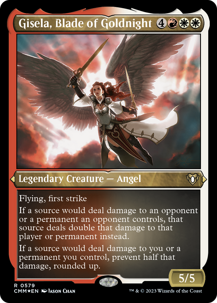 Gisela, Blade of Goldnight (Foil Etched) [Commander Masters] | Jack's On Queen