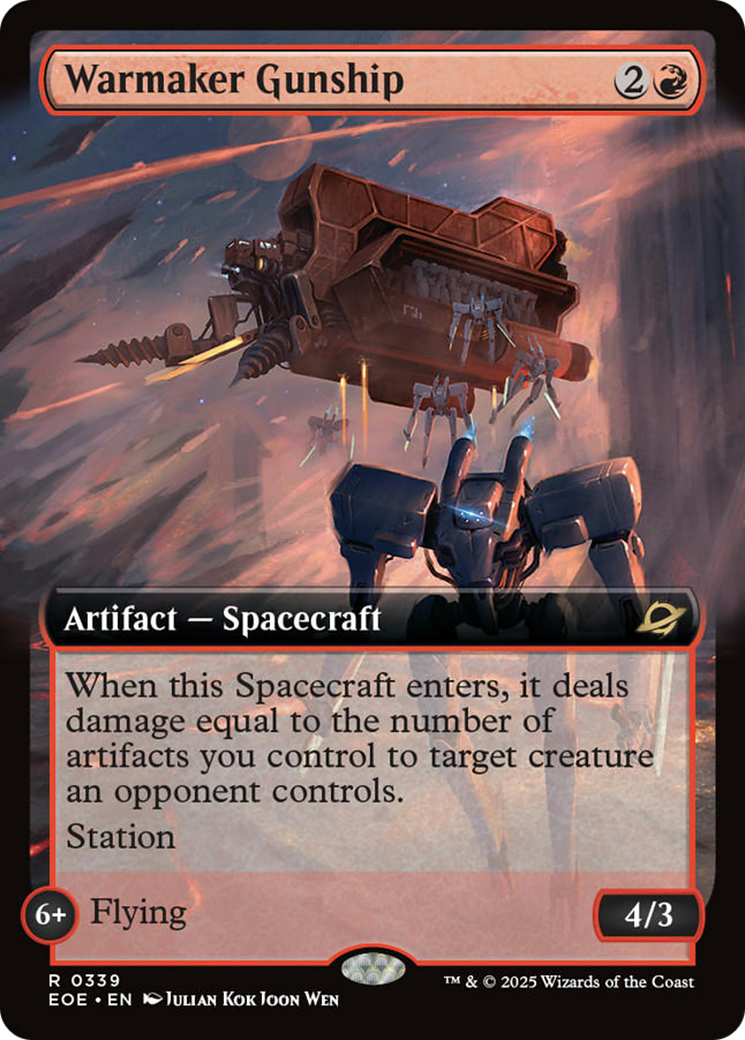 Warmaker Gunship (Extended Art) [Edge of Eternities] | Jack's On Queen