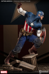 Captain America Statue 1/4 scale Premium Format Sideshow Exclusive | Jack's On Queen