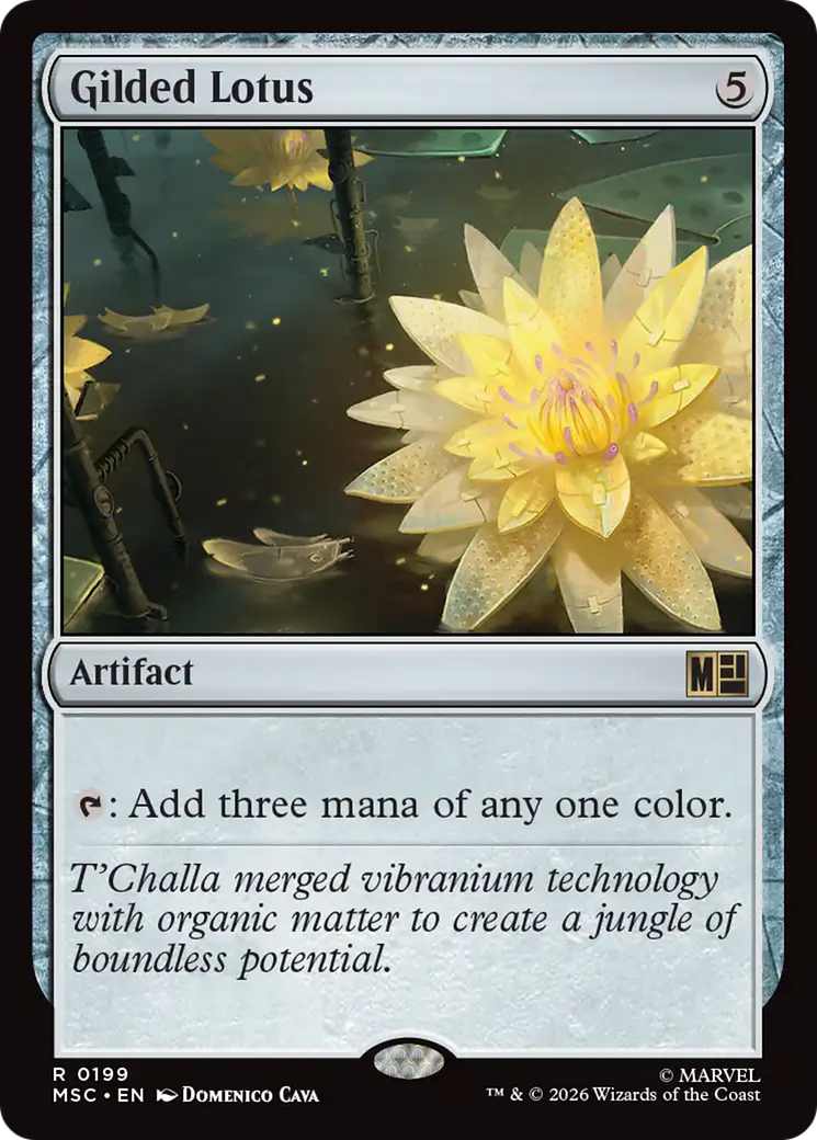 Gilded Lotus (Surge Foil) [Marvel Super Heroes Commander] | Jack's On Queen