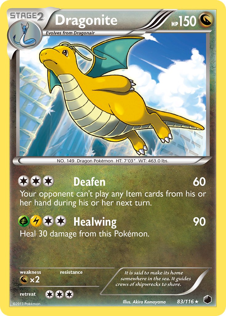 Dragonite (83/116) (Cosmos Holo) (Blister Exclusive) [Black & White: Plasma Freeze] | Jack's On Queen