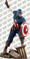 Captain America Statue 1/4 scale Premium Format Sideshow Exclusive | Jack's On Queen