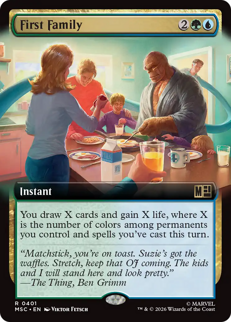 First Family (Extended Art) [Marvel Super Heroes Commander] | Jack's On Queen