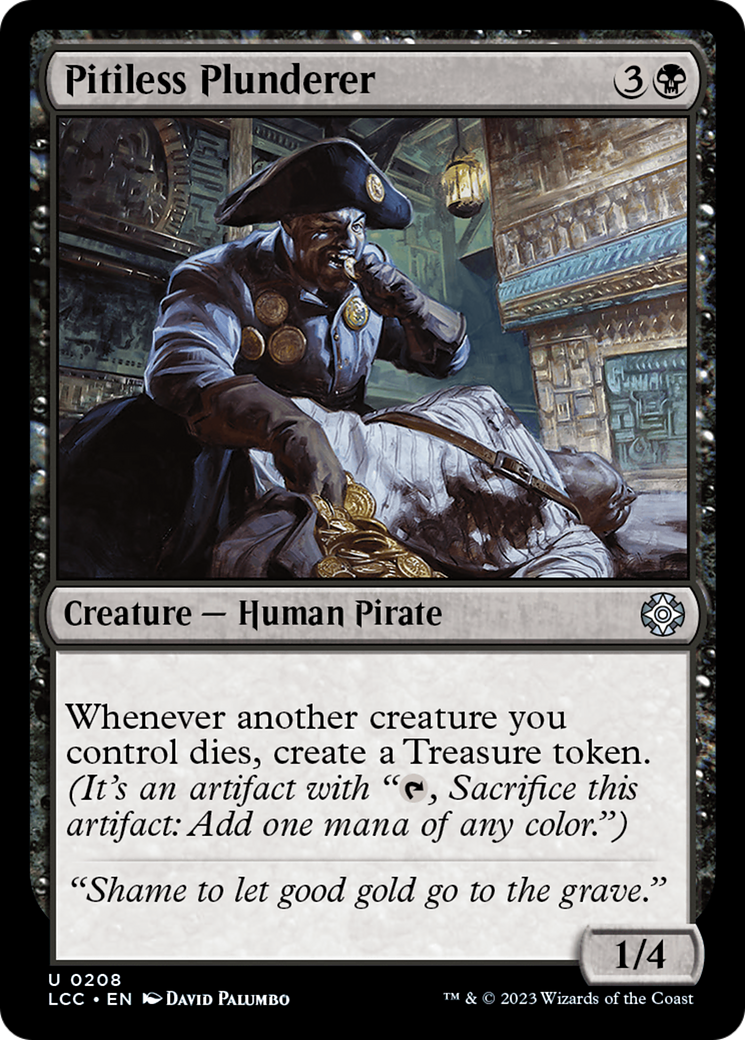 Pitiless Plunderer [The Lost Caverns of Ixalan Commander] | Jack's On Queen