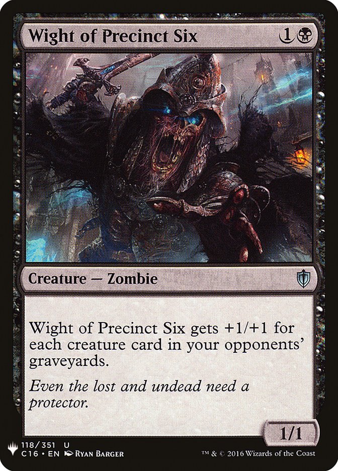 Wight of Precinct Six [Mystery Booster] | Jack's On Queen