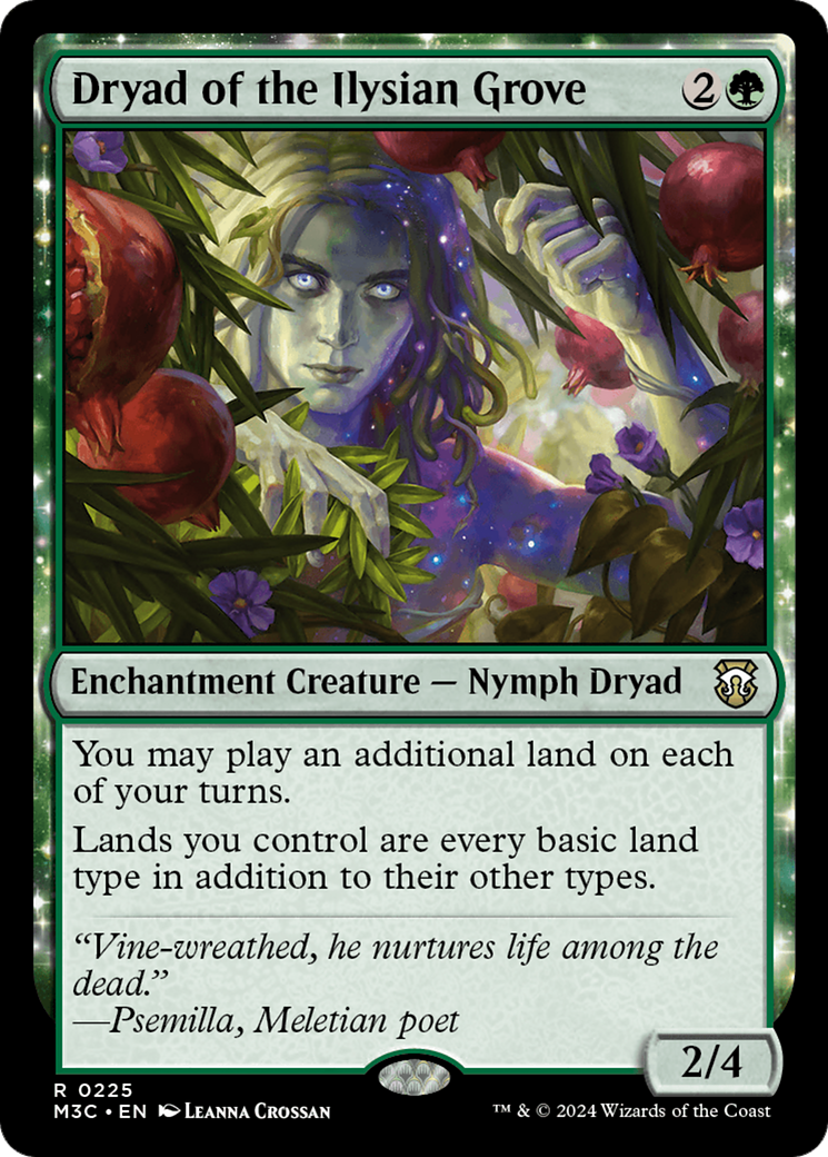 Dryad of the Ilysian Grove (Ripple Foil) [Modern Horizons 3 Commander] | Jack's On Queen