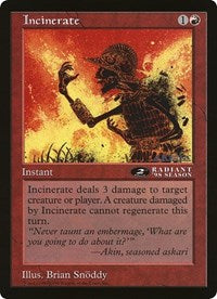 Incinerate (Oversized) [Oversize Cards] | Jack's On Queen