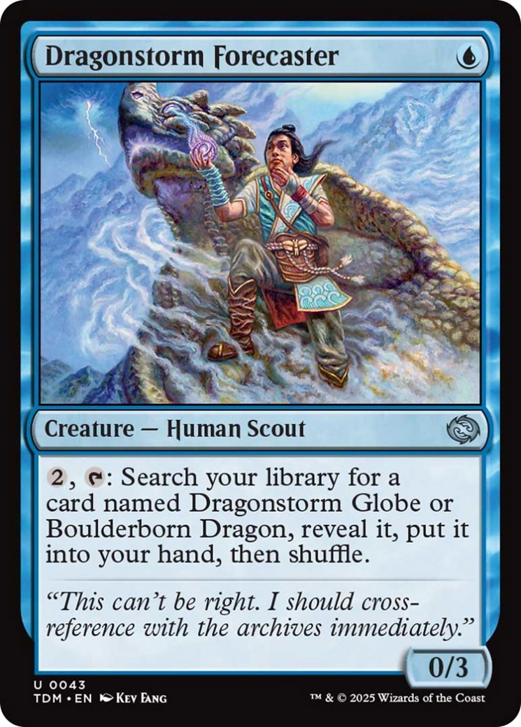 Dragonstorm Forecaster [Tarkir: Dragonstorm] | Jack's On Queen