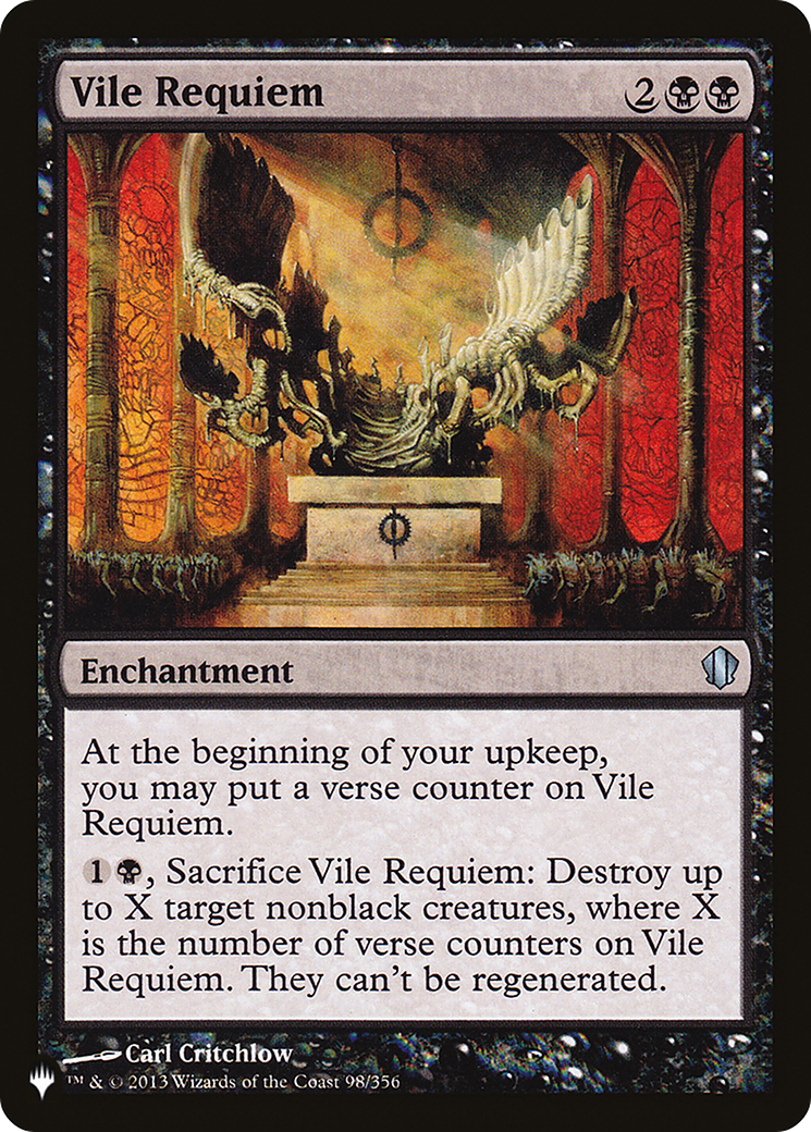 Vile Requiem [The List] | Jack's On Queen