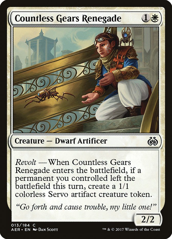 Countless Gears Renegade [Aether Revolt] | Jack's On Queen