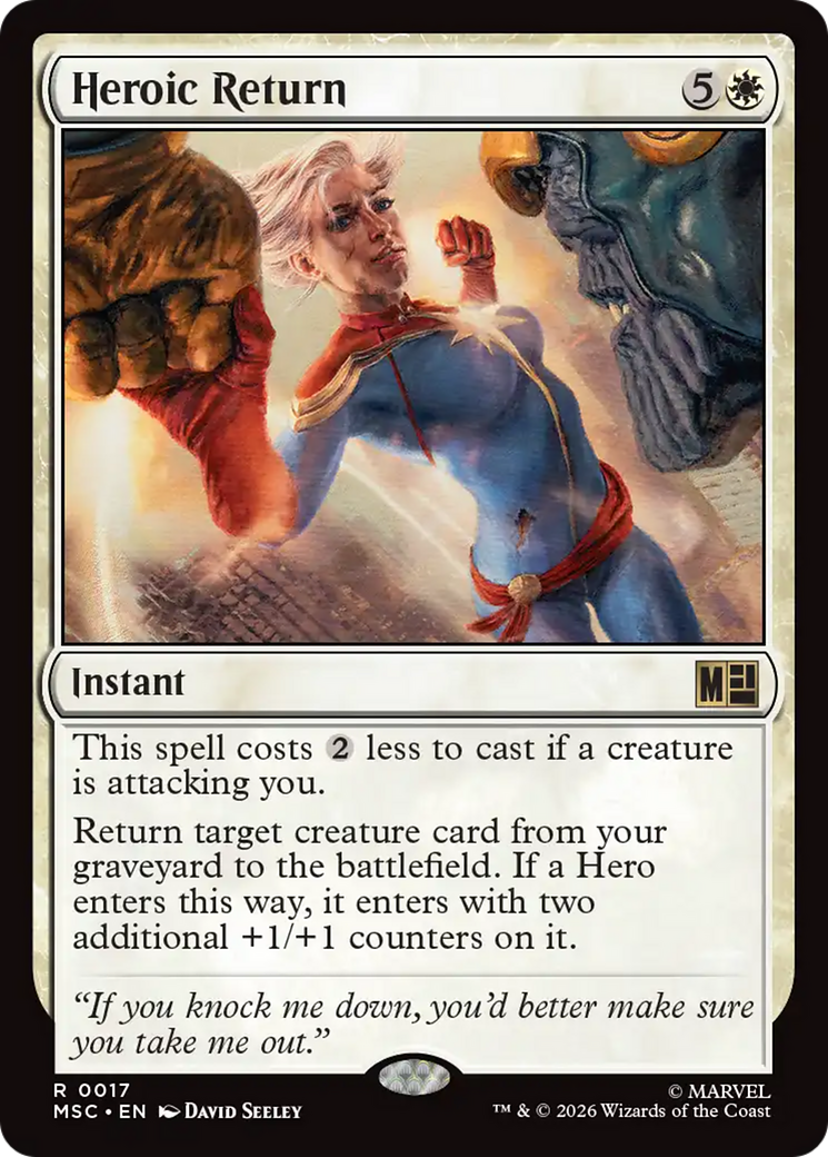 Heroic Return [Marvel Super Heroes Commander] | Jack's On Queen