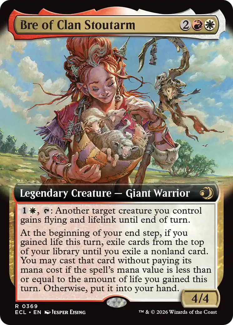 Bre of Clan Stoutarm (Extended Art) [Lorwyn Eclipsed] | Jack's On Queen