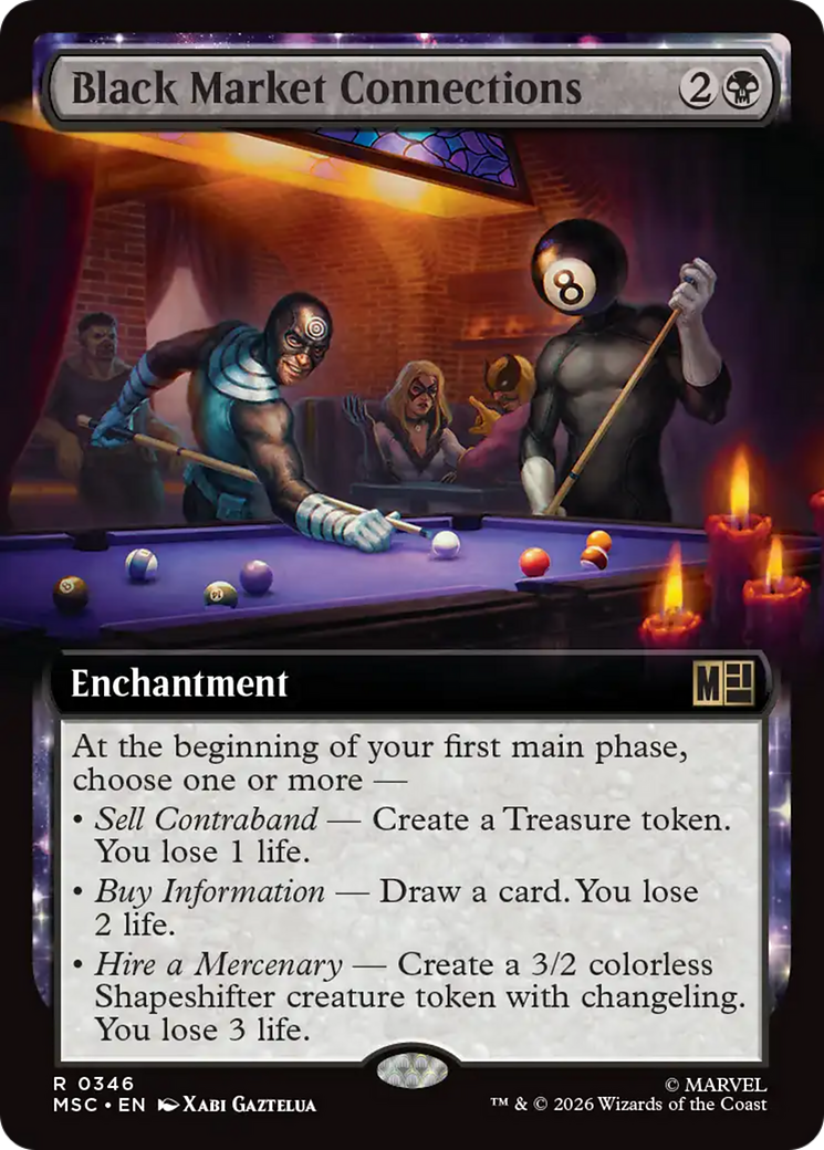 Black Market Connections (Extended Art) [Marvel Super Heroes Commander] | Jack's On Queen