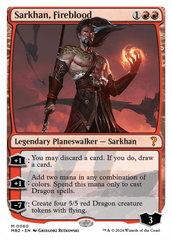 Sarkhan, Fireblood (White Border) [Mystery Booster 2] | Jack's On Queen