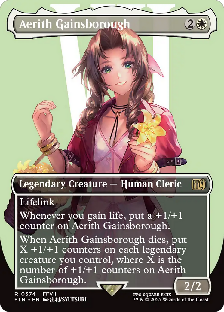 Aerith Gainsborough (Borderless) [FINAL FANTASY] | Jack's On Queen
