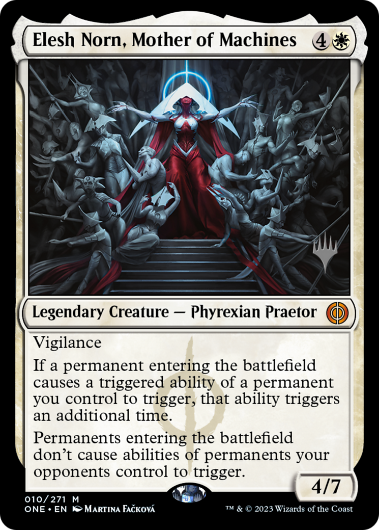 Elesh Norn, Mother of Machines (Promo Pack) [Phyrexia: All Will Be One Promos] | Jack's On Queen