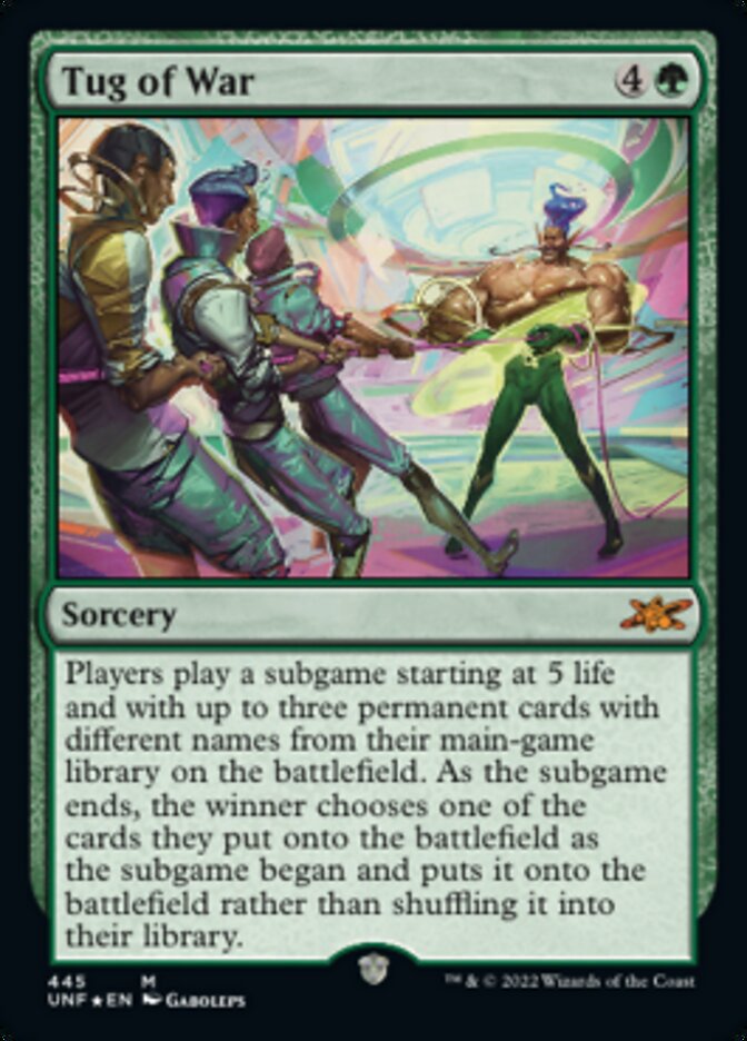 Tug of War (Galaxy Foil) [Unfinity] | Jack's On Queen